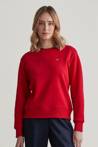 Felpa relaxed - Rosso