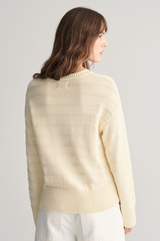 Maglia relaxed in cotone bio - Crema