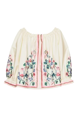 Blusa regular - Ecrù