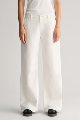 Jeans wide legs - Bianco