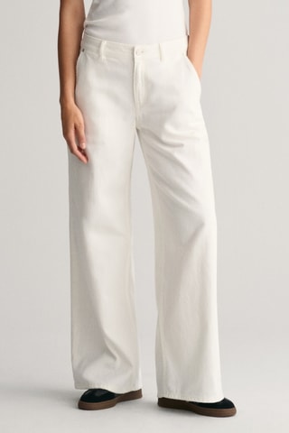 Jeans wide legs - Bianco