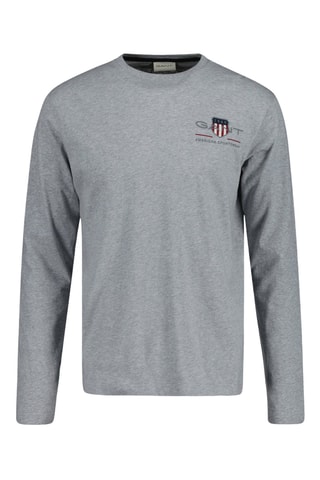 T-shirt regular - Grigio melange