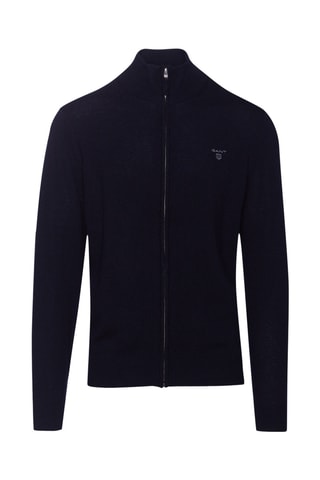 Cardigan in lana d’agnello - Navy