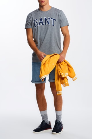 T-shirt regular - Grigio melange