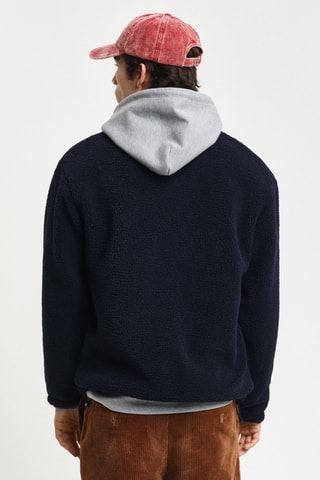 Giacca oversize double face - Navy