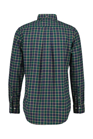 Camicia regular in cotone bio - Verde