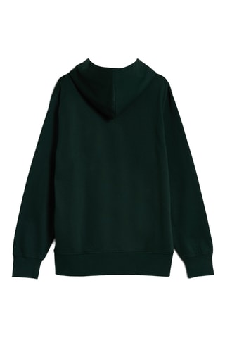 Felpa con cappuccio - Verde scuro