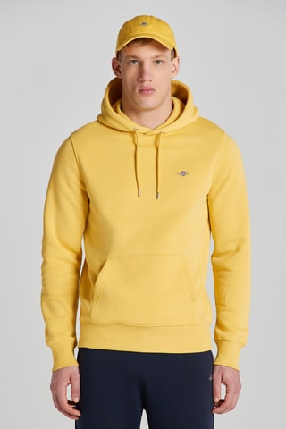 Felpa con cappuccio - Giallo