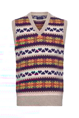 Gilet in lana d’agnello - Beige