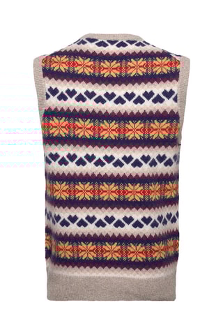 Gilet in lana d’agnello - Beige