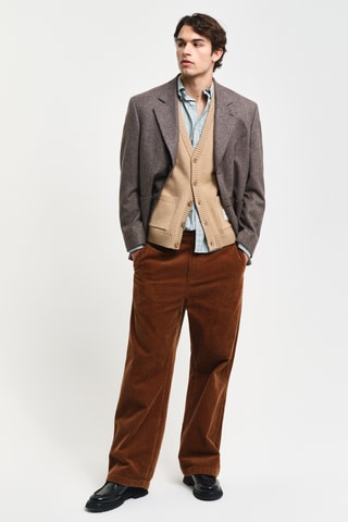 Gilet regular in lana - Beige