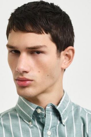 Camicia slim - Verde