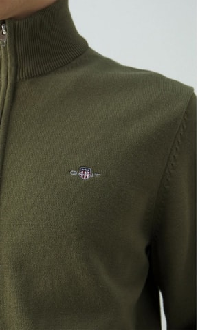 Cardigan in lana d’agnello - Kaki