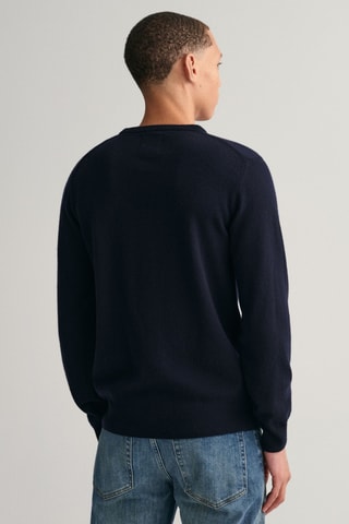 Maglia in lana d’agnello - Navy