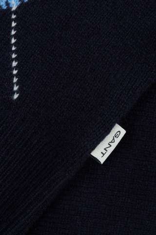 Maglia regular in lana - Navy