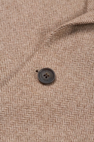 Blazer slim in lana - Beige