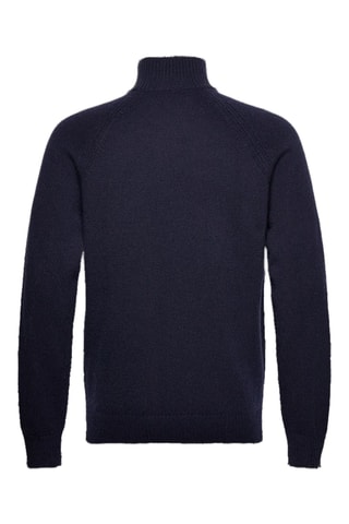 Maglia regular in lana - Navy