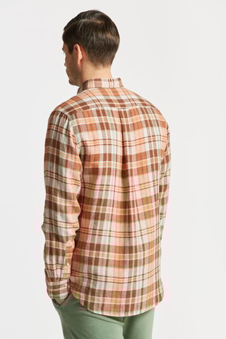 Camicia in lino - Arancione