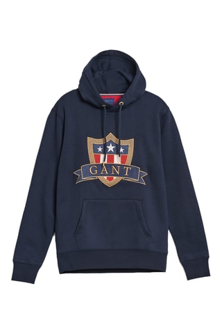 Felpa con cappuccio - Navy