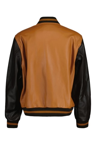 Giubbotto in pelle di vitello - Marrone