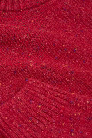 Maglia regular in lana - Rosso