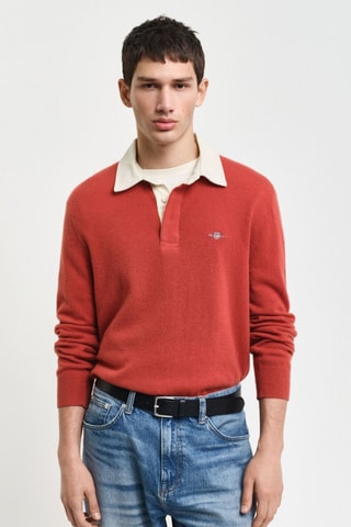 Maglia regular in lana - Ruggine