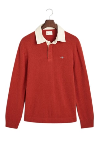 Maglia regular in lana - Ruggine