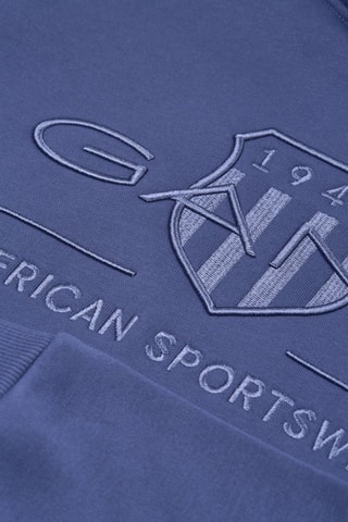 Felpa regular con cappuccio - Blu chiaro