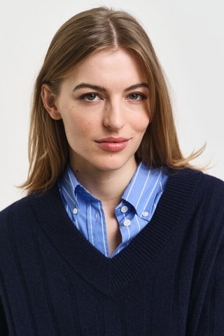 Maglia in lana d’agnello - Navy