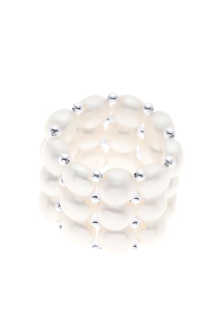 Anillo  Perlas cultivadas de agua dulce