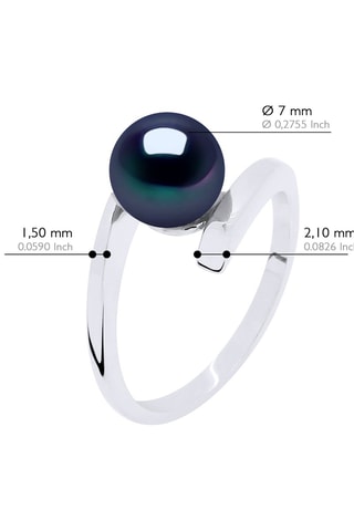 Anillo Plata y perla cultivada de agua dulce