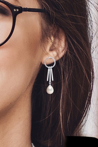 Pendientes Plata y perlas cultivadas