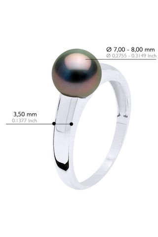 Anillo Plata y perla cultivada