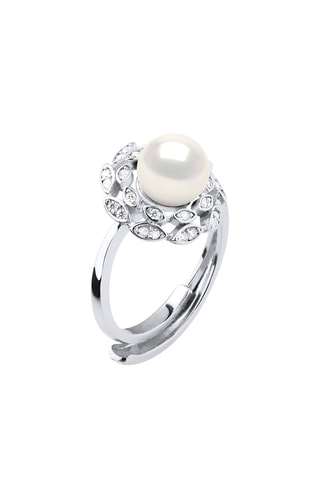 Anillo Plata y perla cultivada de agua dulce