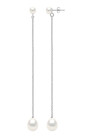 Pendientes Oro blanco y perlas cultivadas