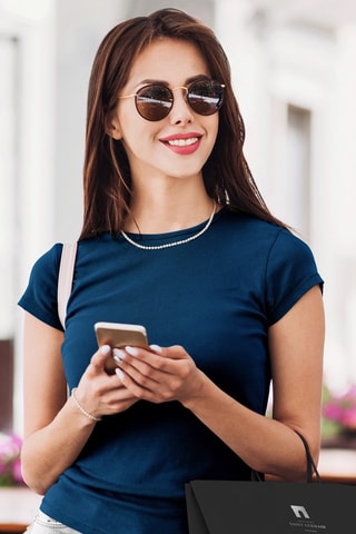 Conjunto Oro amarillo y perlas cultivadas
