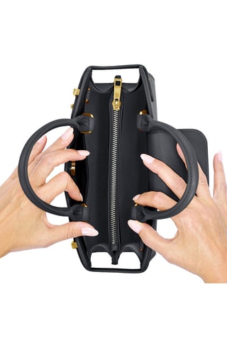 Bolso de piel Massy - Negro