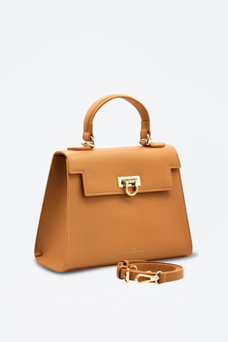 Bolso de piel - Marrón