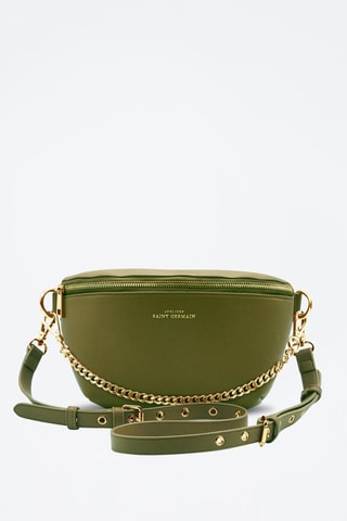 Riñonera de piel - Verde