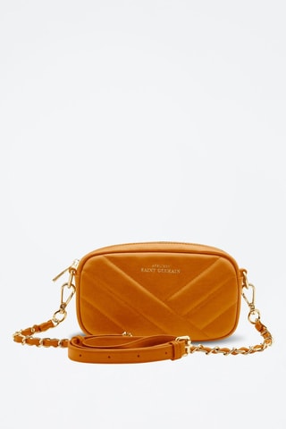 Bolso de mano de piel Opera - Marrón