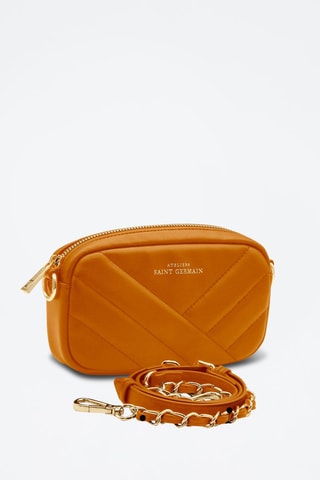 Bolso de mano de piel Opera - Marrón