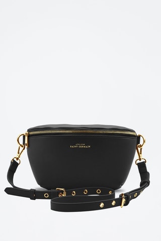 Riñonera de piel - Negro