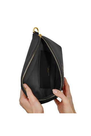 Riñonera de piel - Negro