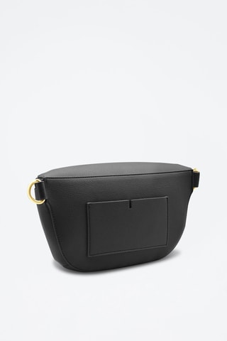 Riñonera de piel - Negro