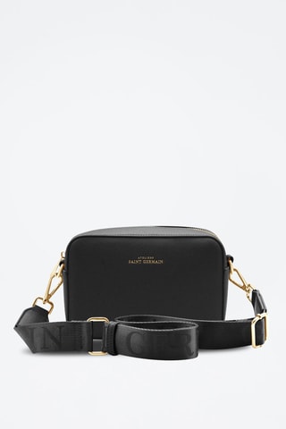 Bandolera de piel Chantilly - Negro