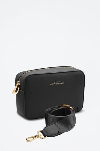 Bandolera de piel Chantilly - Negro