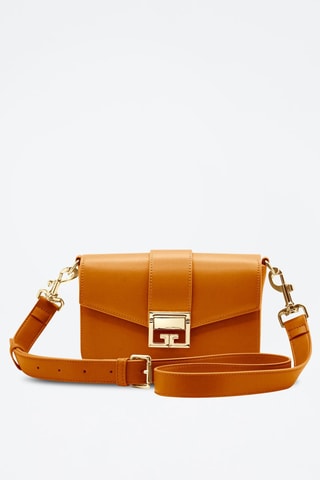 Bandolera de piel Saint Honoré - Marrón