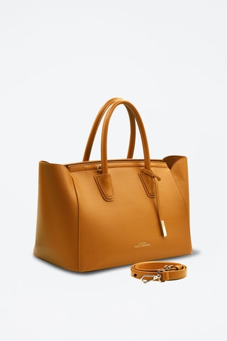 Bolso shopper de piel Levallois - Marrón