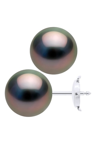 Dormilonas Oro blanco y perlas cultivadas