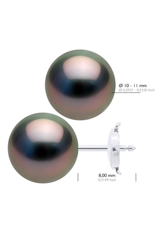 Dormilonas Oro blanco y perlas cultivadas